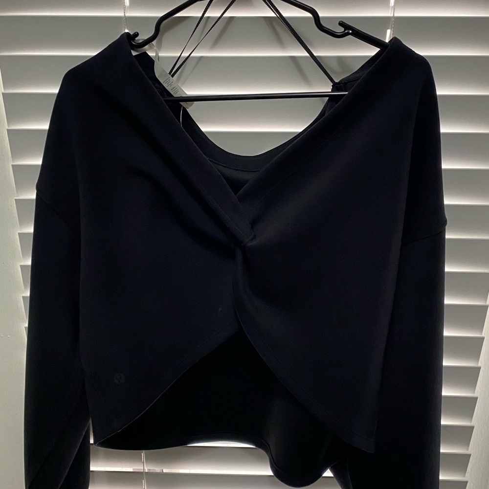 Ribbed Luxtreme Wide-Sleeve Pullover